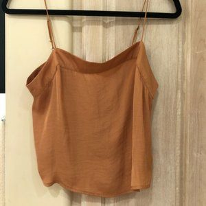 Urban Outfitters loose draped silk tank top